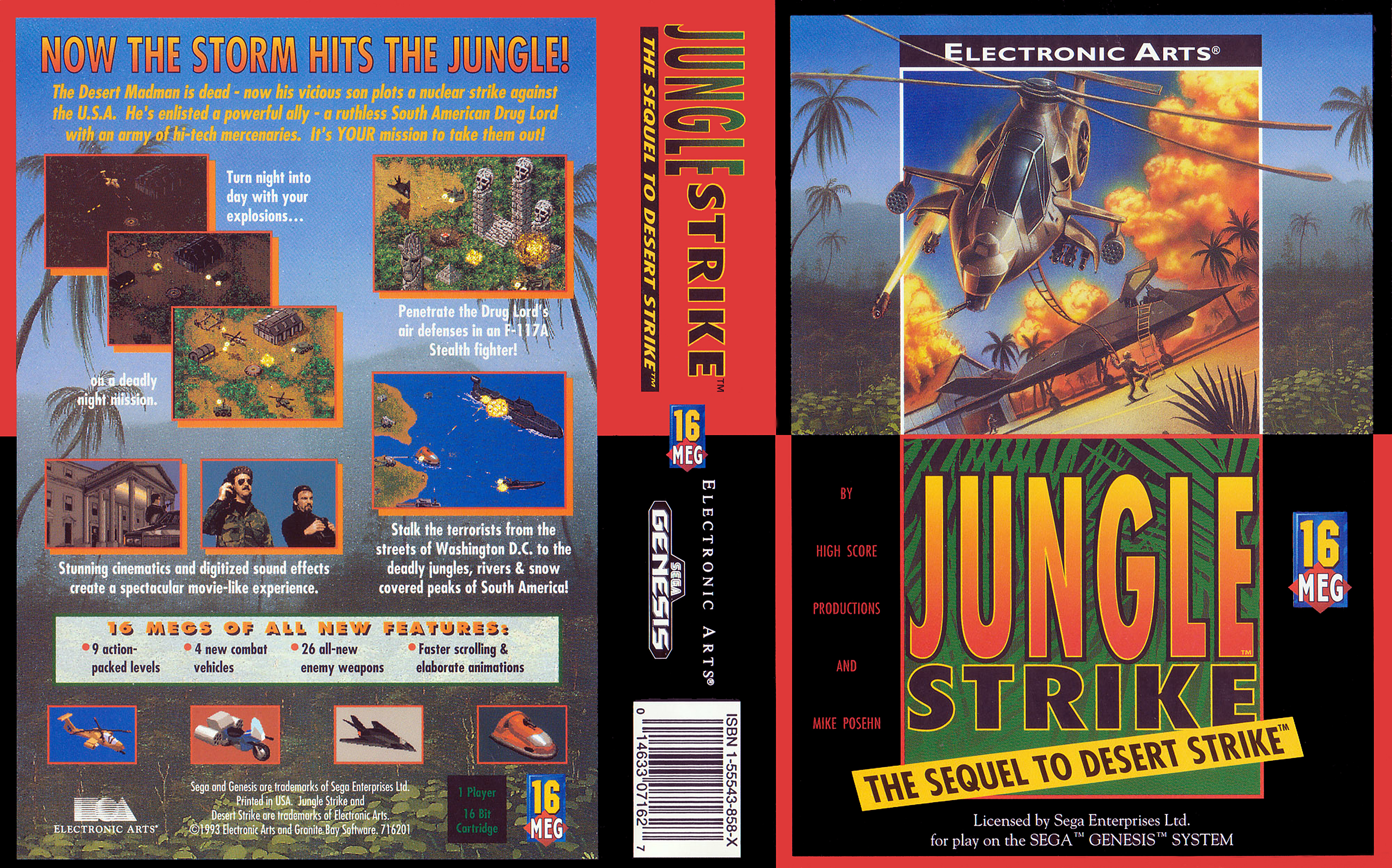 JUNGLE STRIKE (1993) (Ver Vídeo)