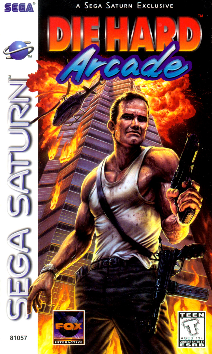 Sega Saturn D Die Hard Arcade U Game Covers Box Scans Box Art CD Labels