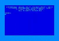 Commodore C128 Boot Up Screen