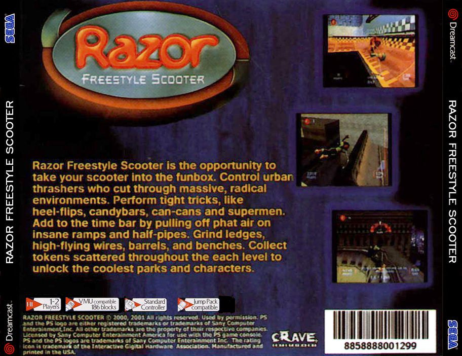 Sega Dreamcast Games CUSTOM r Game Covers Box Scans Box Art CD Labels ...