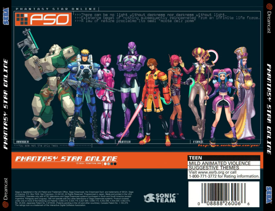 Jeu Dreamcast Phantasy Star Online - Version Japonaise NTSC - État Correct, Prêt à Jouer