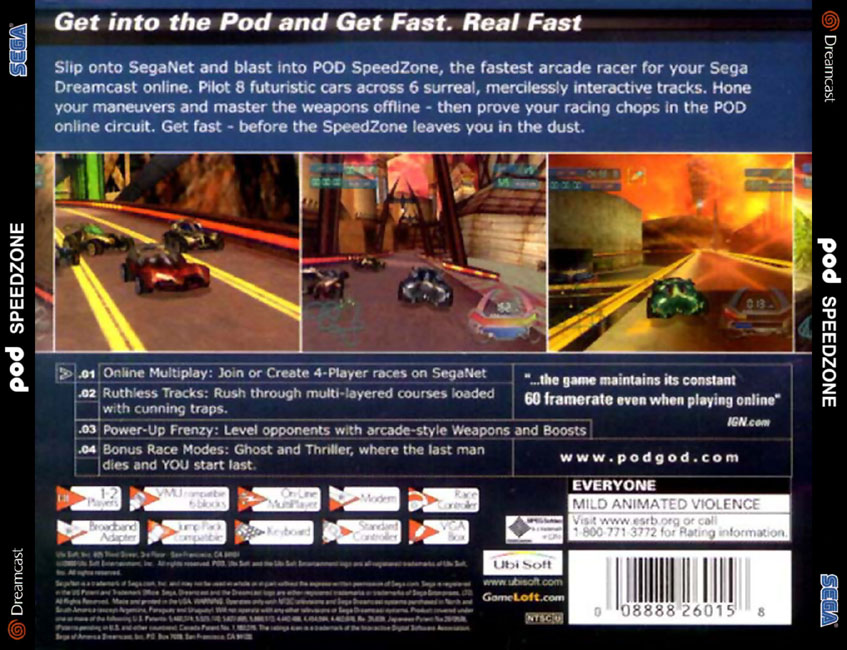 Sega Dreamcast Games USA p Game Covers Box Scans Box Art CD Labels Cart ...