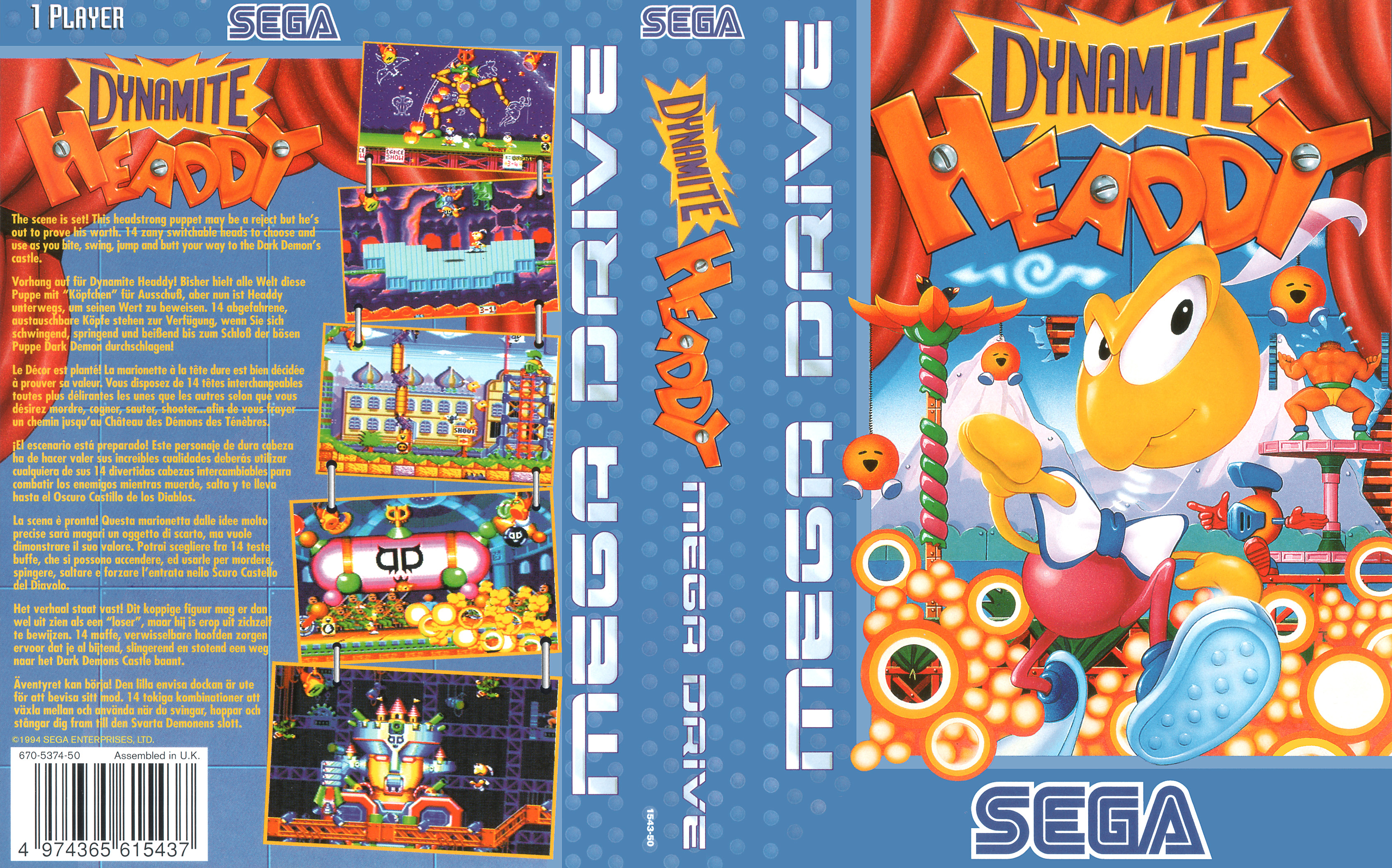 download dynamite headdy megadrive