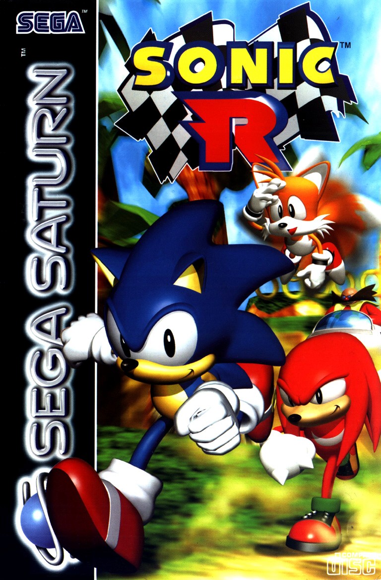 Sega Saturn S Sonic R E Game Covers Box Scans Box Art CD Labels Cart Labels