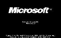 MS Windows v2 Boot Up Screen